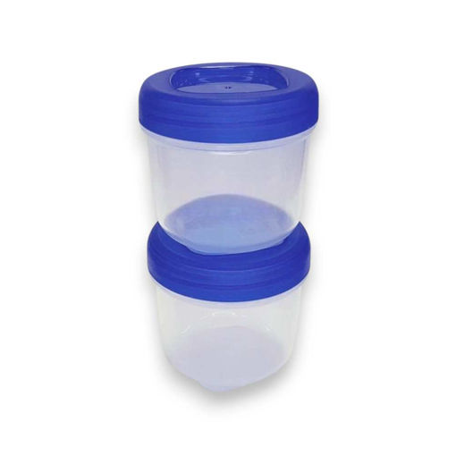 Picture of SMASH LEAKPROOF SNACK POTS  ROYAL BLUE